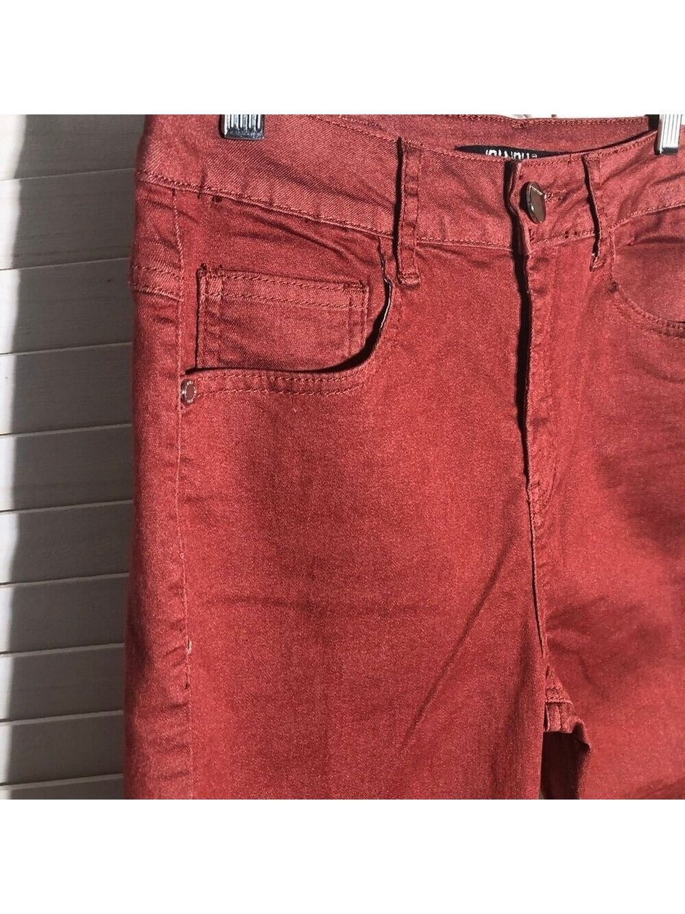 JouJou Jacey Terracotta Culotte Pants Straight Leg Size 27 - Picture 5 of 11